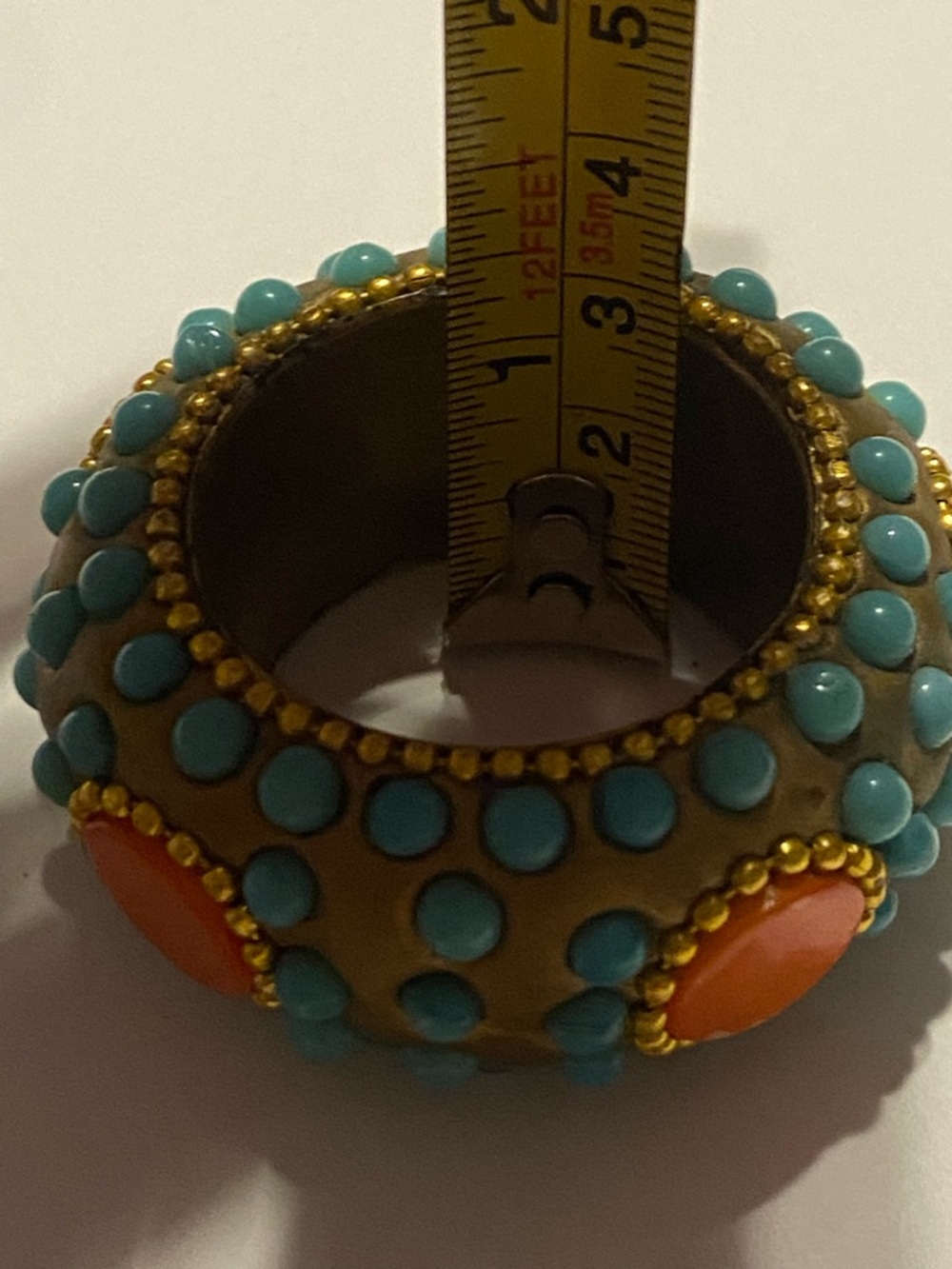 Unique Bead Stud Napkin Ring #9265 ❤️‍🔥☝️ - Picture 5 of 9
